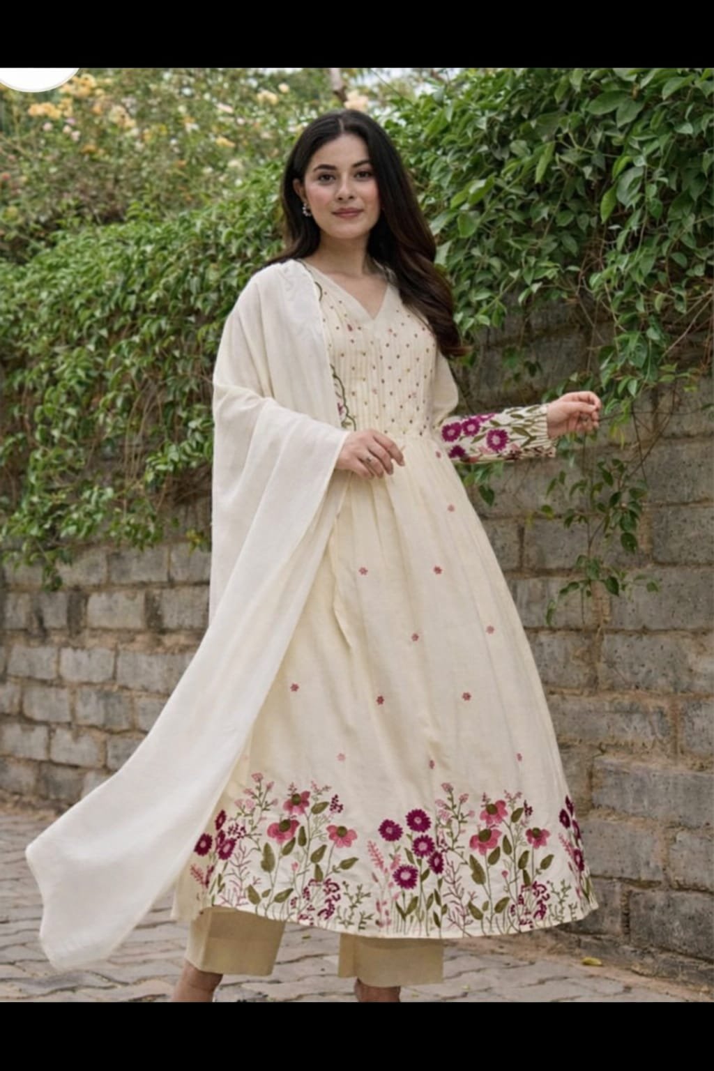 Trivona Women’s Premium Suit Set | Kurta Pant Dupatta Set | Stylish Ethnic Wear Set for Women