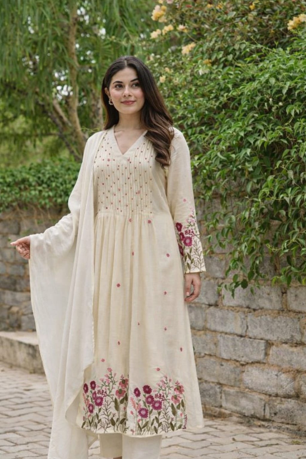 Trivona Women’s Premium Suit Set | Kurta Pant Dupatta Set | Stylish Ethnic Wear Set for Women - Image 2