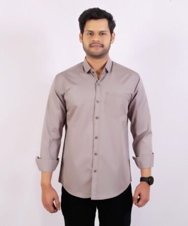Trivona Men’s Premium Striped Casual Shirt | Full Sleeve Stylish Cotton Blend Shirt for Men