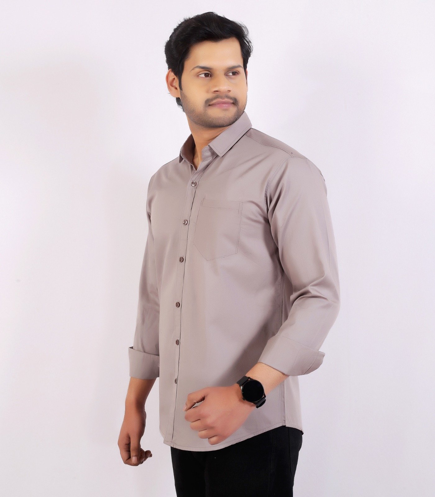 Trivona Men’s Premium Striped Casual Shirt | Full Sleeve Stylish Cotton Blend Shirt for Men - Image 5