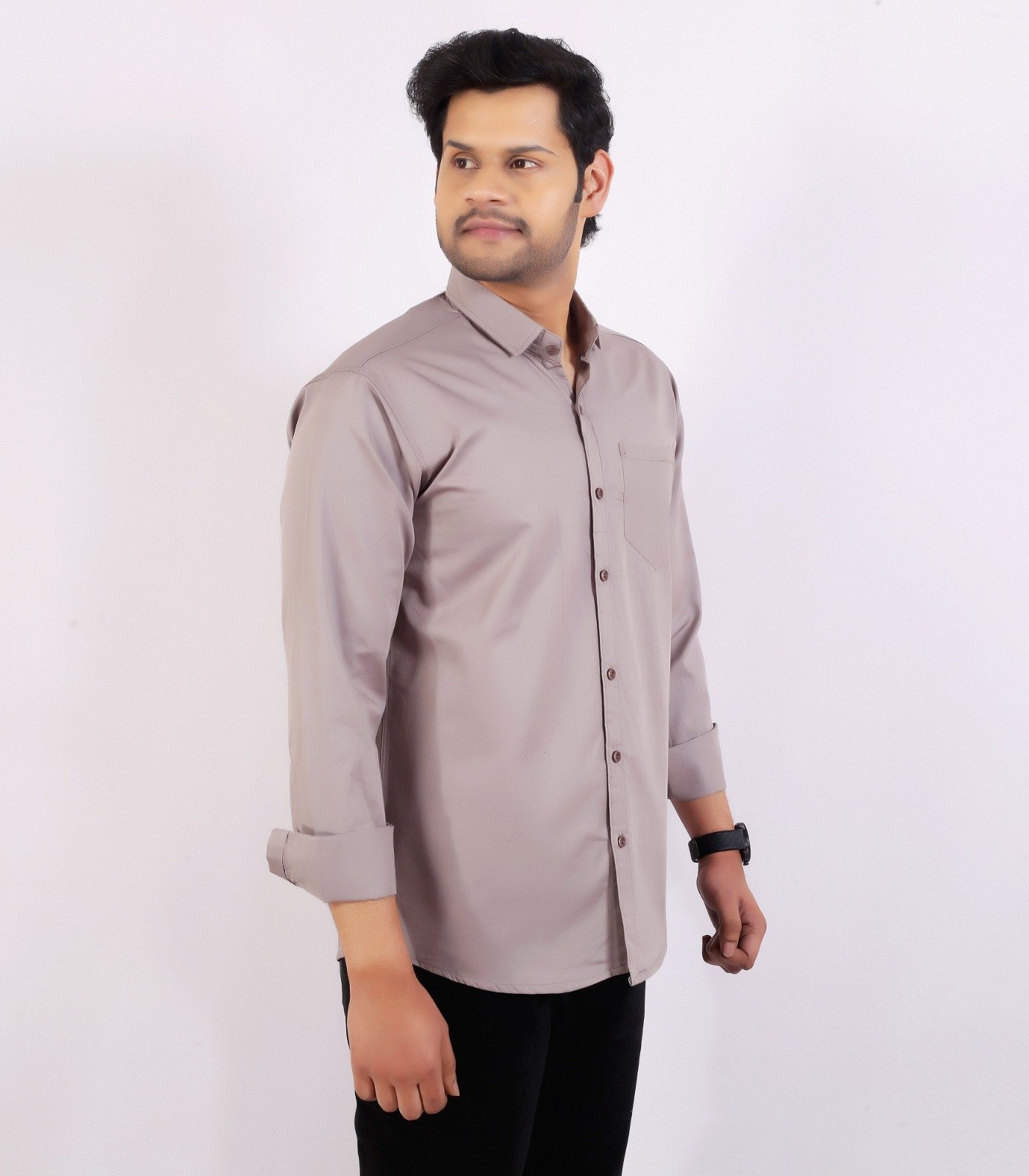 Trivona Men’s Premium Striped Casual Shirt | Full Sleeve Stylish Cotton Blend Shirt for Men - Image 3