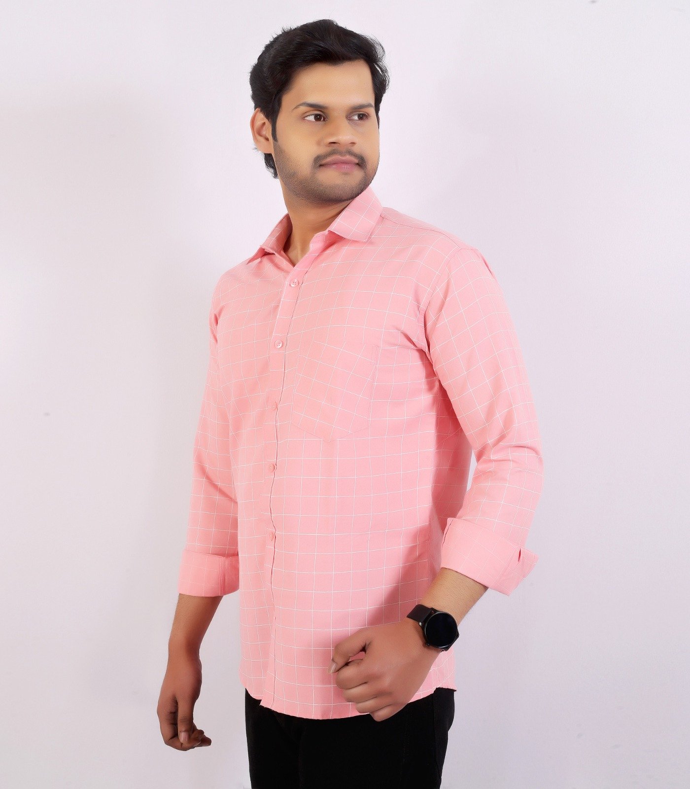 Trivona Men’s Premium Striped Casual Shirt | Full Sleeve Stylish Cotton Blend Shirt for Men - Image 4