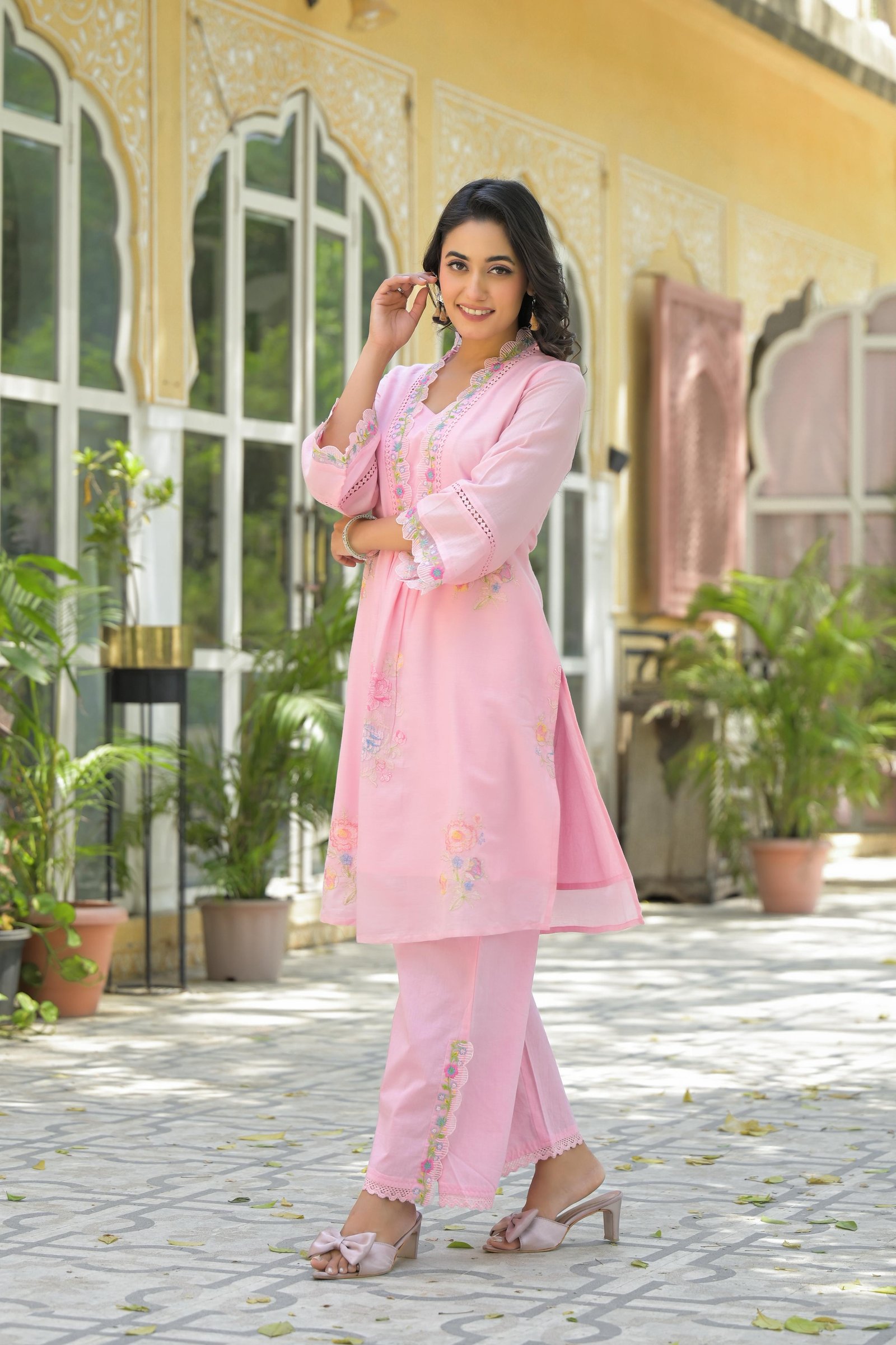 Trivona Women’s Premium Suit Set | Kurta Pant Dupatta Set | Stylish Ethnic Wear Set for Women