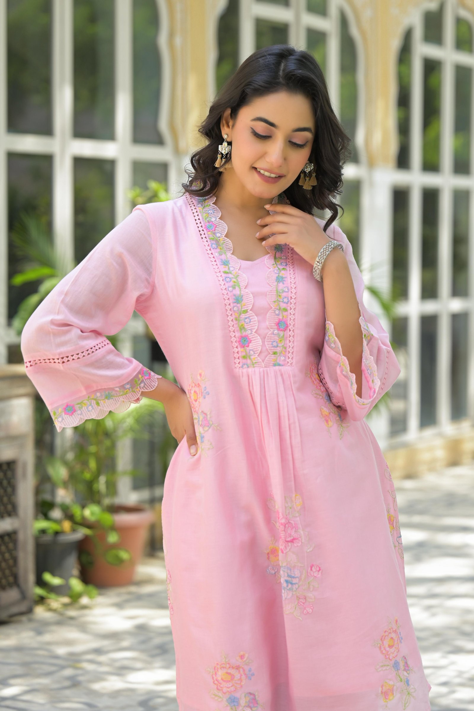 Trivona Women’s Premium Suit Set | Kurta Pant Dupatta Set | Stylish Ethnic Wear Set for Women - Image 4