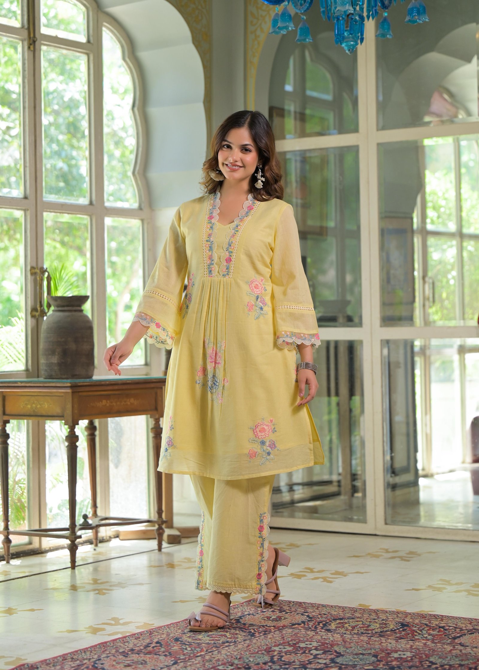 Trivona Women’s Premium Suit Set | Kurta Pant Dupatta Set | Stylish Ethnic Wear Set for Women - Image 11