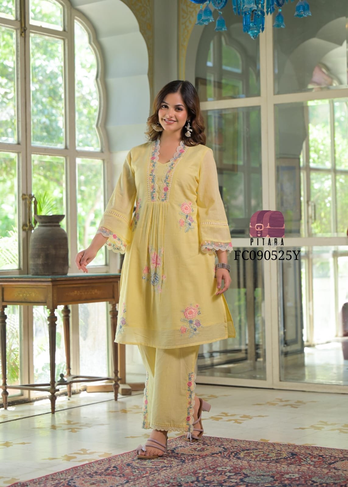 Trivona Women’s Premium Suit Set | Kurta Pant Dupatta Set | Stylish Ethnic Wear Set for Women - Image 8