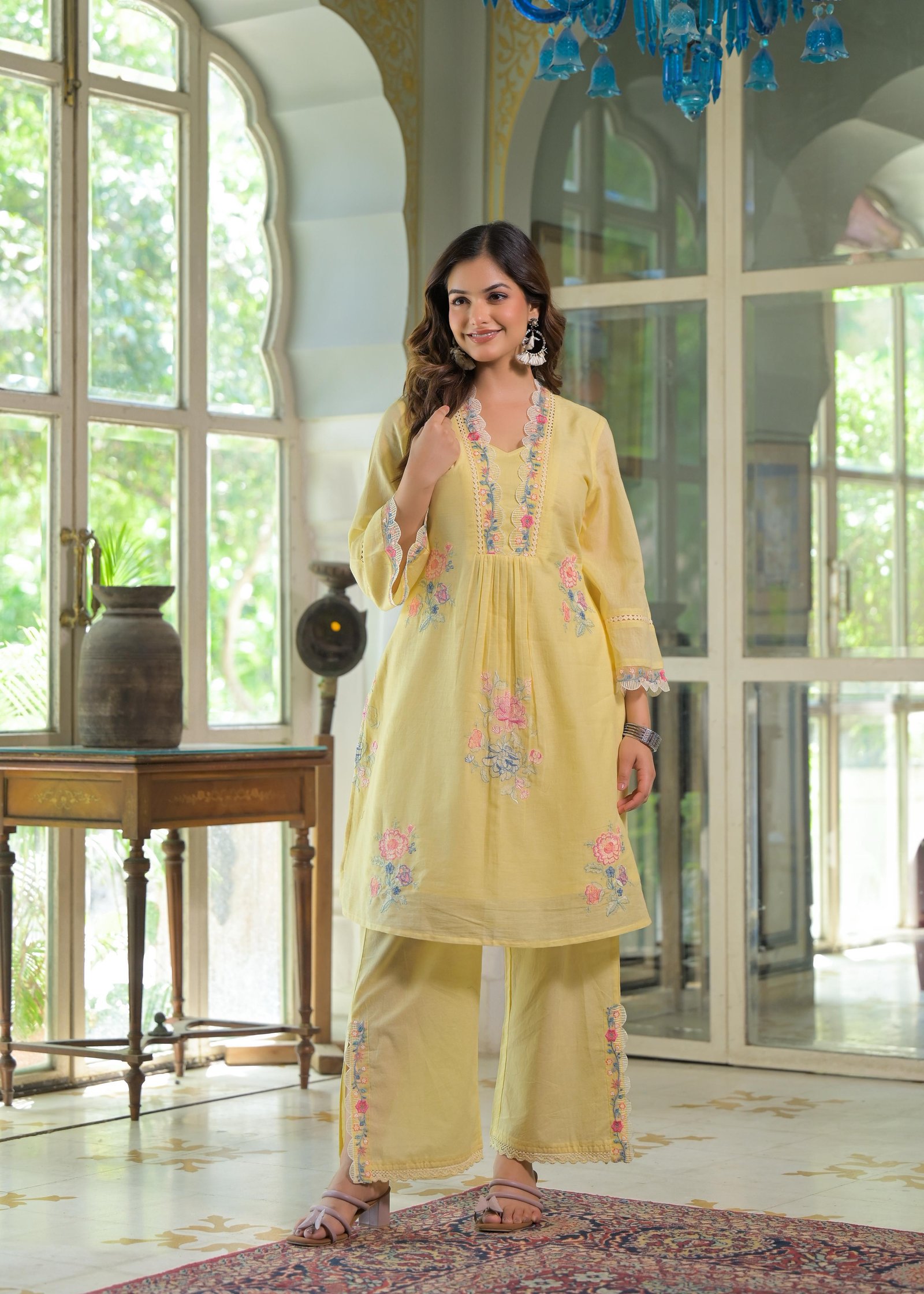 Trivona Women’s Premium Suit Set | Kurta Pant Dupatta Set | Stylish Ethnic Wear Set for Women - Image 5